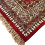 رومیزی قلمکار زمینه قرمز 160در240 سانتیمتری اعلاء - Image 5