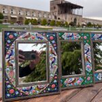 آینه هفتسین خاتم نقاشی مینیاتور