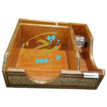 جاچسبی خاتم کاری (پایه چسب جاکاغذی ) مدل خورشیدی اعلا