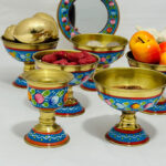 ست هفت سین میناکاری مدل گلدونی - Image 2