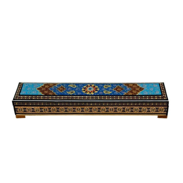 جامضرابی خاتم کاری استخونی  تذهیب 30 سانتی - Image 4