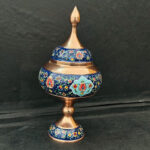 شکلات خوری مس و پرداز ارتفاع 35 با جعبه مخمل - Image 4