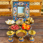 ست هفت سین میناکاری مدل ققنوس - Image 7