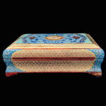 جعبه خاتم کاری مدل تمام خاتم حاشیه تذهیب 14در22 - Image 7