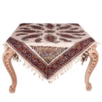 ست هدیه میناکاری شکلات خوری و رومیزی قلمکاری - Image 6
