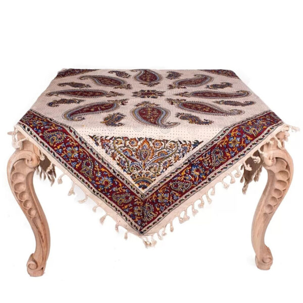 ست هدیه میناکاری شکلات خوری و رومیزی قلمکاری - Image 6