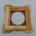 آینه خاتم کاری طرح گل و بلبل چهارگوش - Image 3