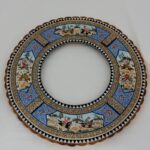 آینه خاتم کاری طرح چوگان گرد - Image 2