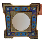 آینه خاتم کاری طرح اسلیمی (تذهیب) چهارگوش - Image 3