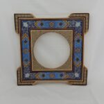 آینه خاتم کاری طرح اسلیمی (تذهیب) چهارگوش - Image 4